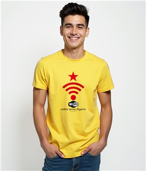 Samarreta Catalunya Wifi Independent Maniga Curta Home