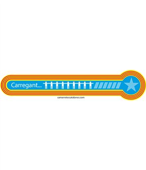 Samarreta Catalunya Carregant Independencia Maniga Curta Home
