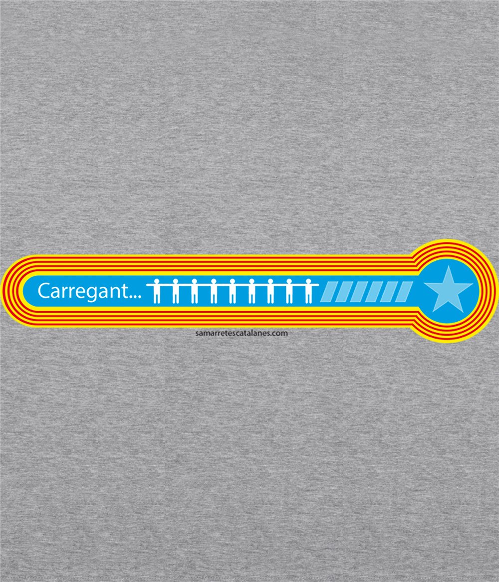 Luvtroja Katalonien Carregant Independencia Unisex