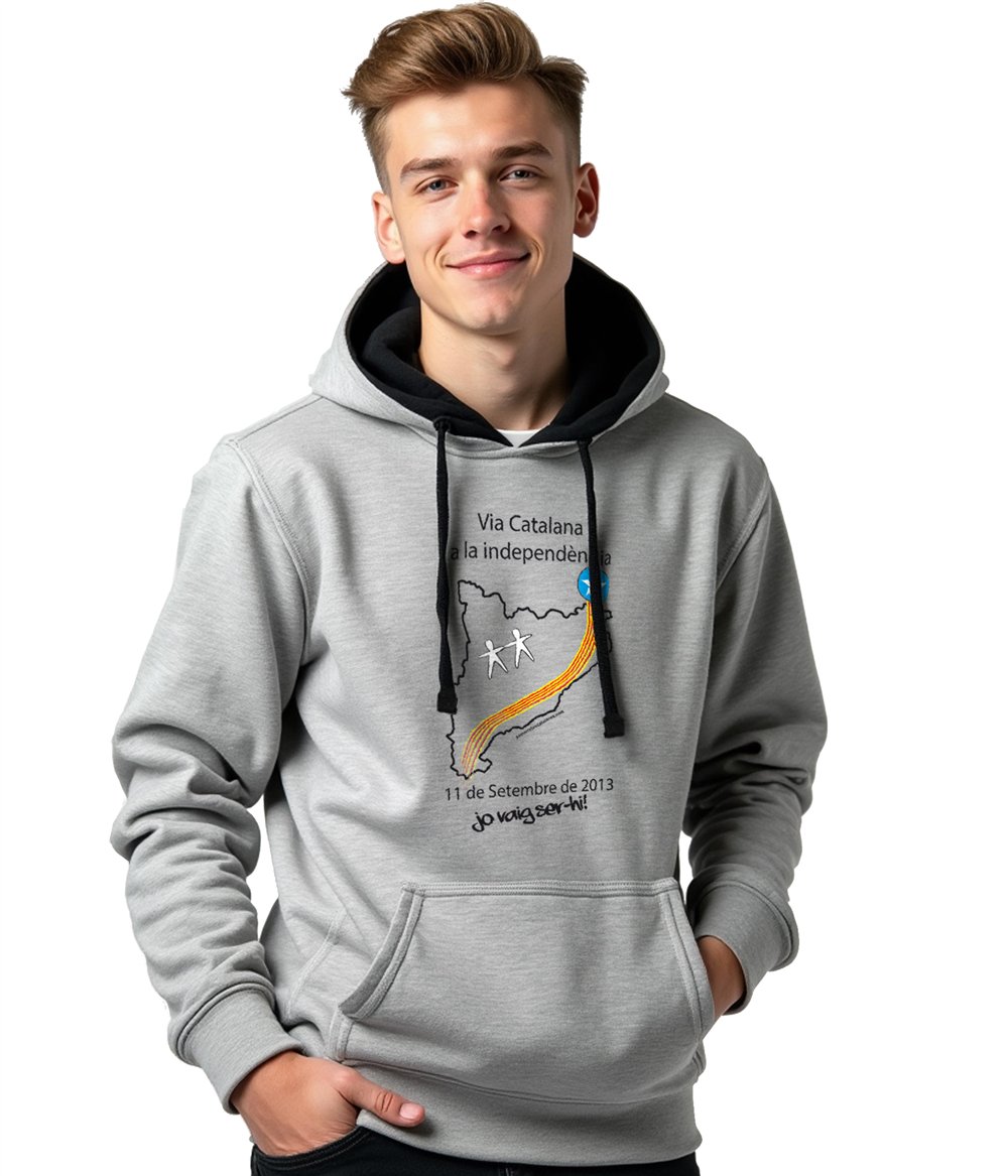 Sweat a Capuche Catalogne Via Catalana Unisex