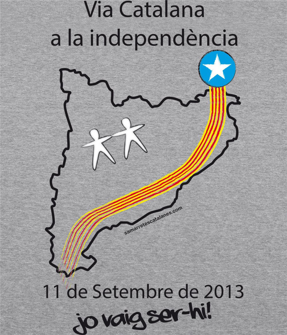 Dessuadora Catalunya Via Catalana Unisex