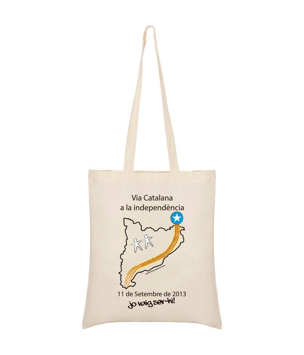 Tasche Baumwolle Katalonien Via Catalana