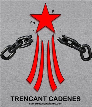 Dessuadora Catalunya Via Catalana Trencant Cadenes Unisex