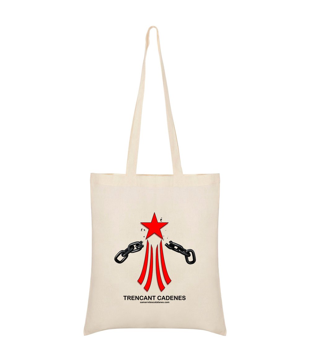 Bolsa Algodon Catalunya Via Catalana Trencant Cadenes