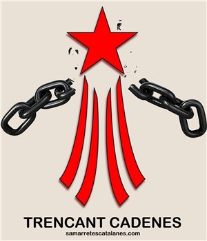 Sac Coton Catalogne Via Catalana Trencant Cadenes