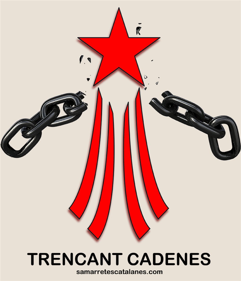 Sac Coton Catalogne Via Catalana Trencant Cadenes