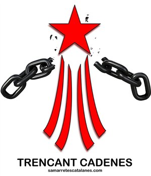 Bidon 800 ml Catalunya Via Catalana Trencant Cadenes