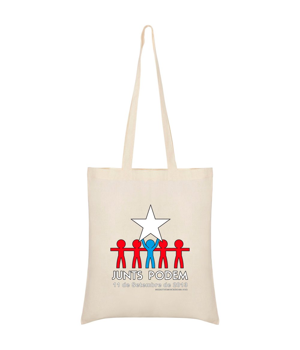 Bolsa Algodon Catalunya Via Catalana Junts Podem