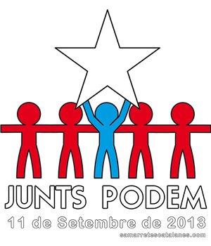 Bouteille 800 ml Catalogne Via Catalana Junts Podem