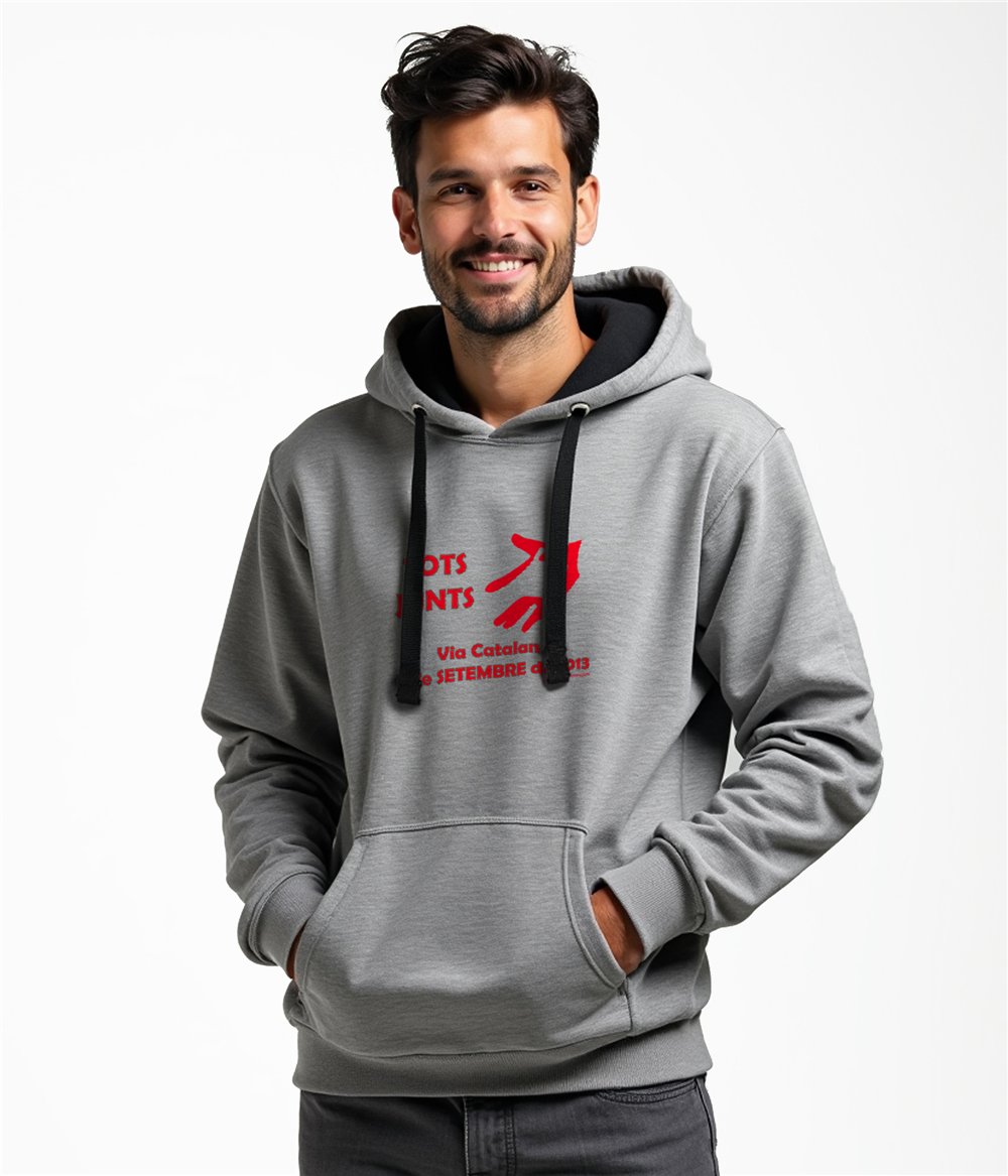 Dessuadora Catalunya Via Catalana Tots Junts Unisex