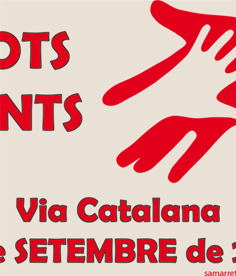 Bossa Coto Catalunya Via Catalana Tots Junts