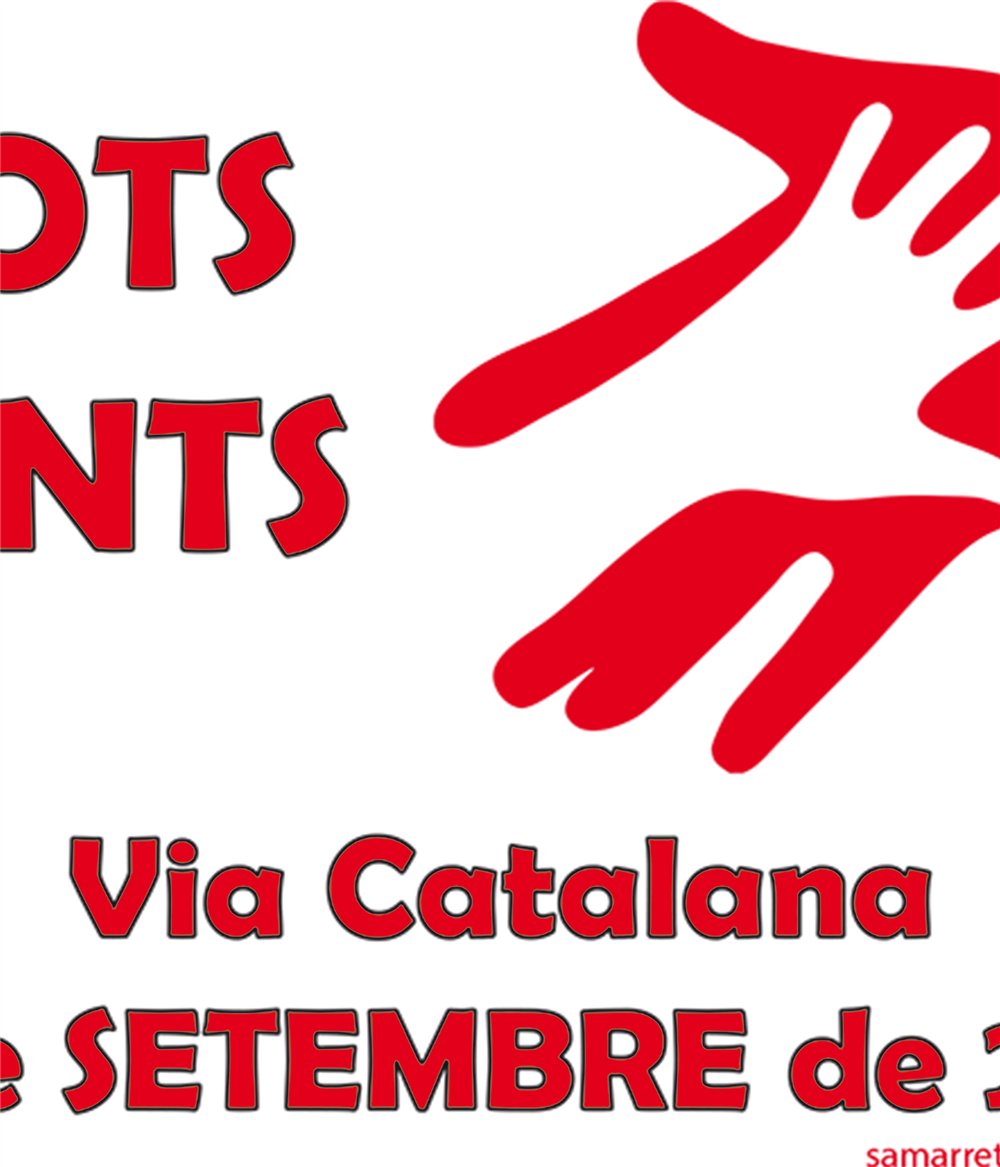 Ampolla 800 ml Catalunya Via Catalana Tots Junts