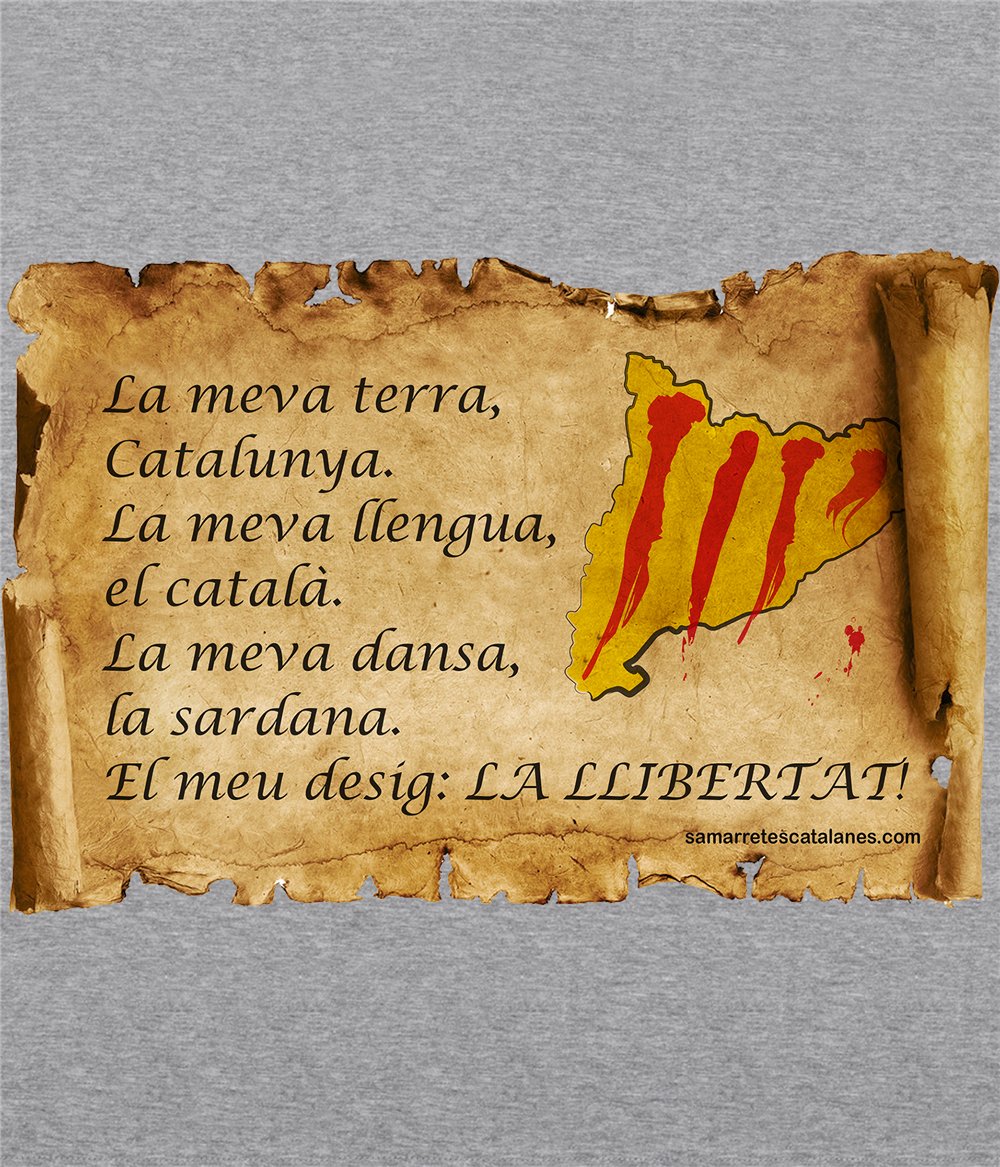 Camiseta ECO Catalunya Maragall Manga Corta Hombre