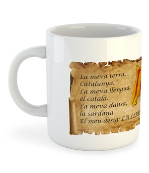 Tassa 325 ml Catalunya Maragall