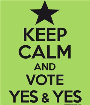 Samarreta Catalunya Keep Calm And Vote Yes Maniga Curta Home