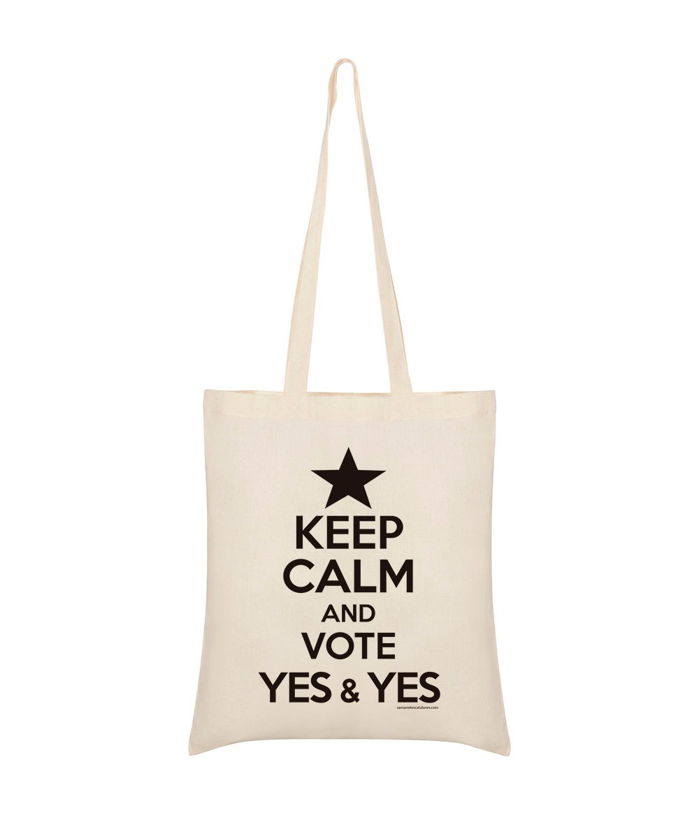Bolsa Algodon Catalunya Keep Calm And Vote Yes