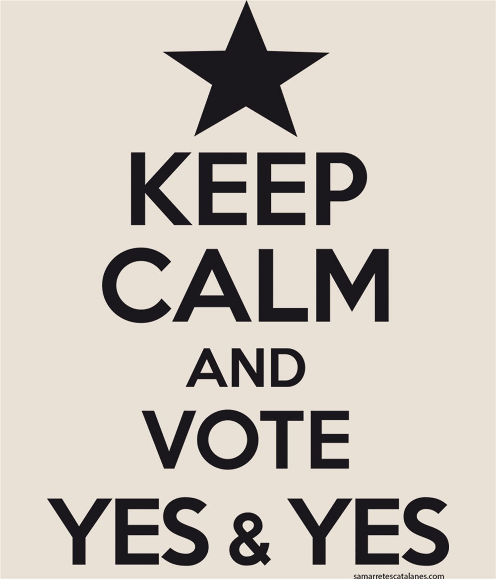 Bolsa Algodon Catalunya Keep Calm And Vote Yes