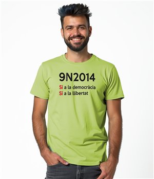 Samarreta Catalunya 9N2014 Maniga Curta Home