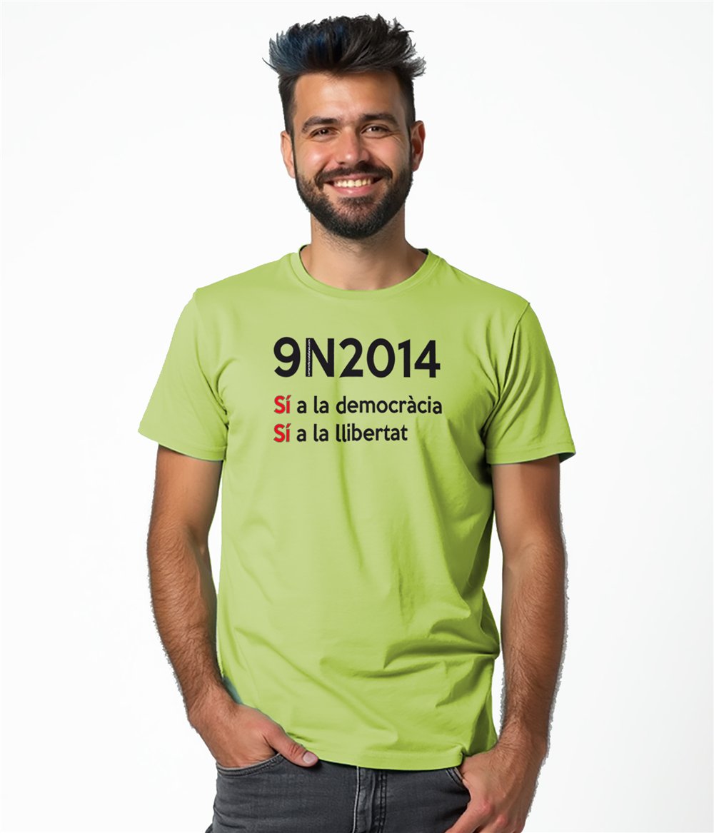 Samarreta Catalunya 9N2014 Maniga Curta Home