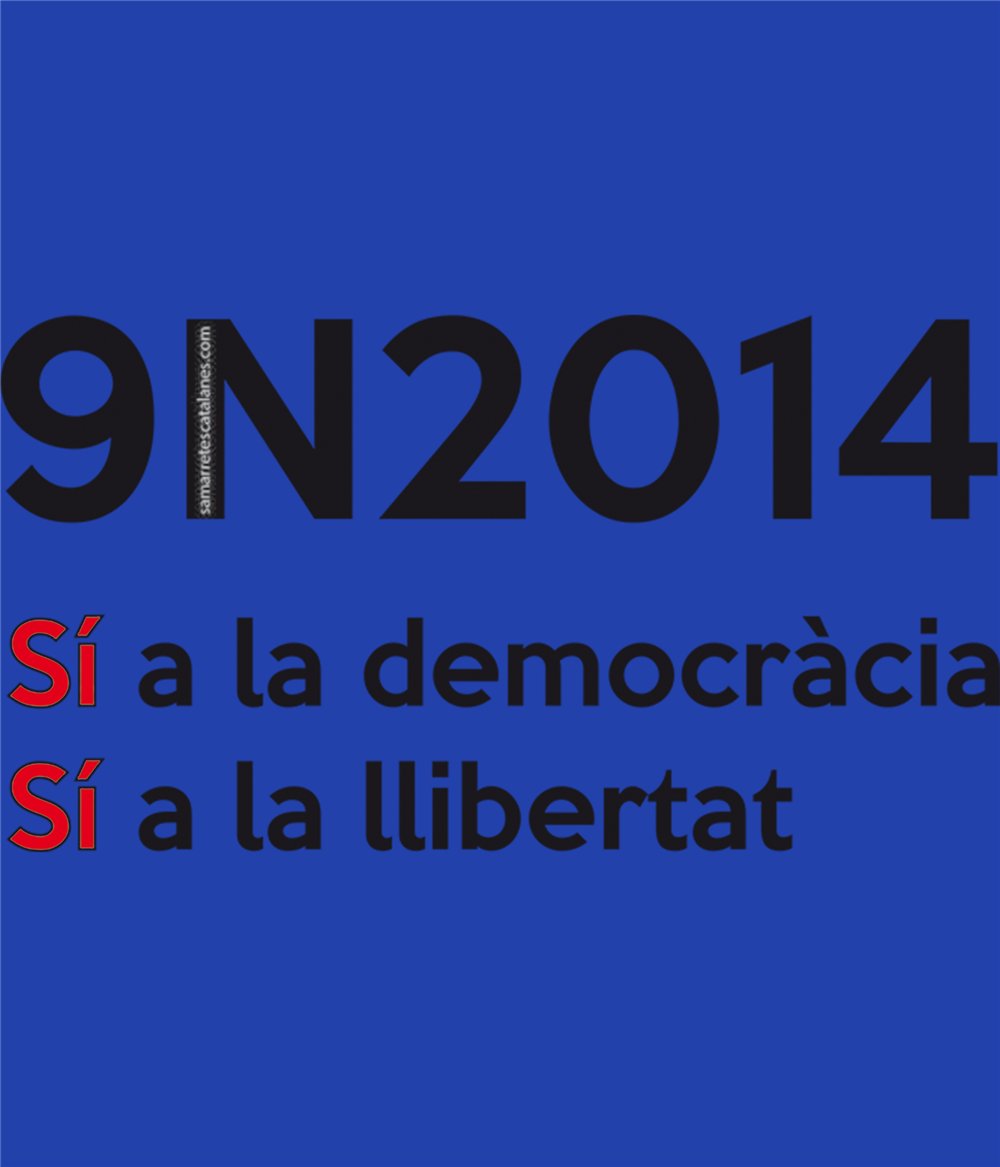 Luvtroja Katalonien 9N2014 Unisex