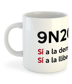 Tassa 325 ml Catalunya 9N2014