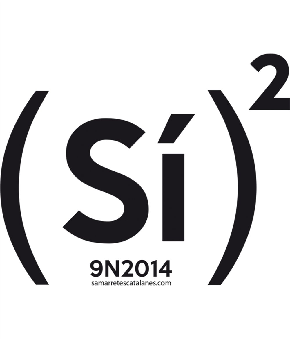 T Shirt Catalogne Si al Cuadrado Manche Courte Homme