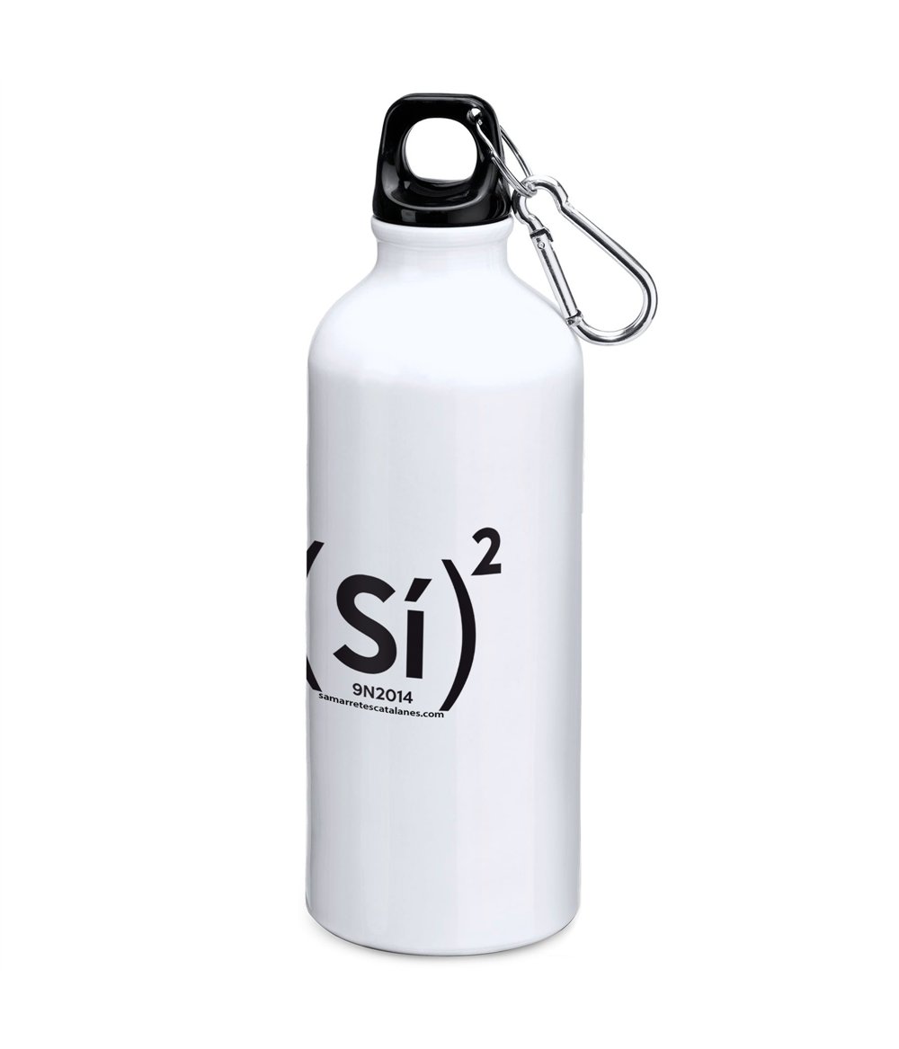 Ampolla 800 ml Catalunya Si al Cuadrado