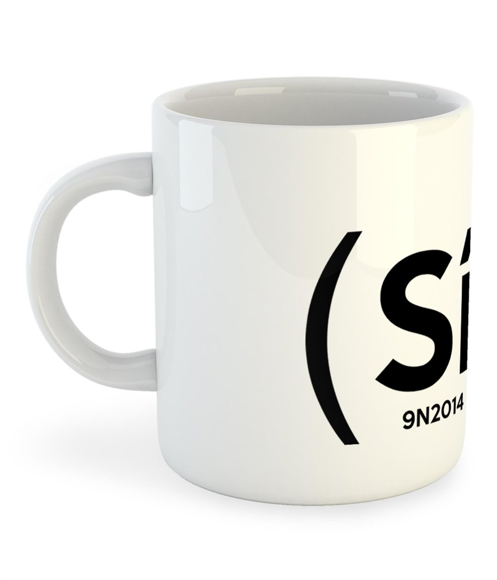 Taza 325 ml Catalunya Si al Cuadrado