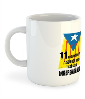 Tasse 325 ml Catalogne 11 de Setembre 2012