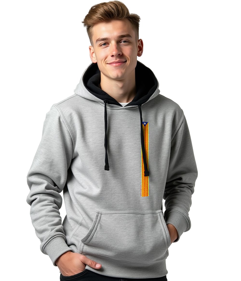Sudadera Catalunya Estelada Clasica Unisex