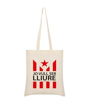 Bolsa Algodon Catalunya Jo Vull Ser LLiure